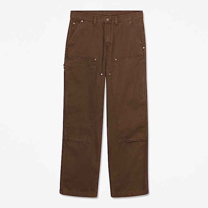 Rindge CarpenterHose aus Canvas mit verstrkten Knien fr Herren in Dunkelbraun TBL Braun HERO