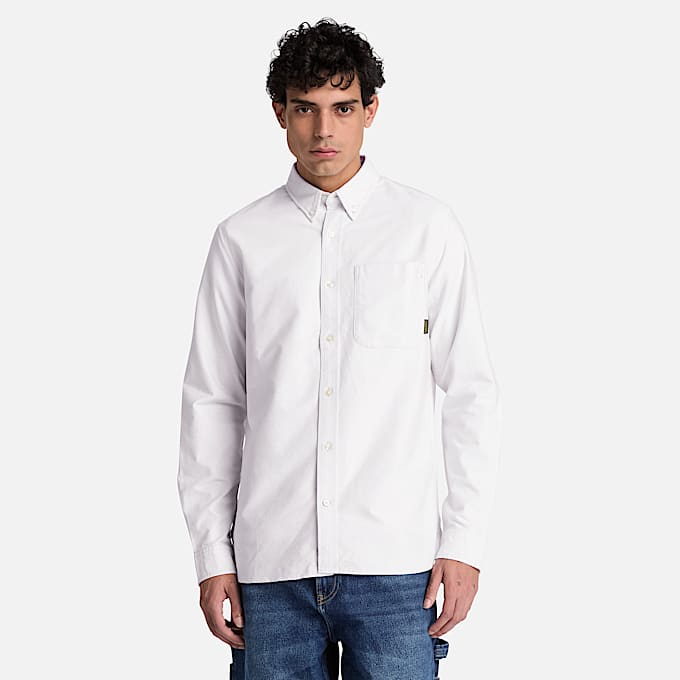 Lake Warner Oxfordhemd fr Herren in Wei TBL Wei ALT1