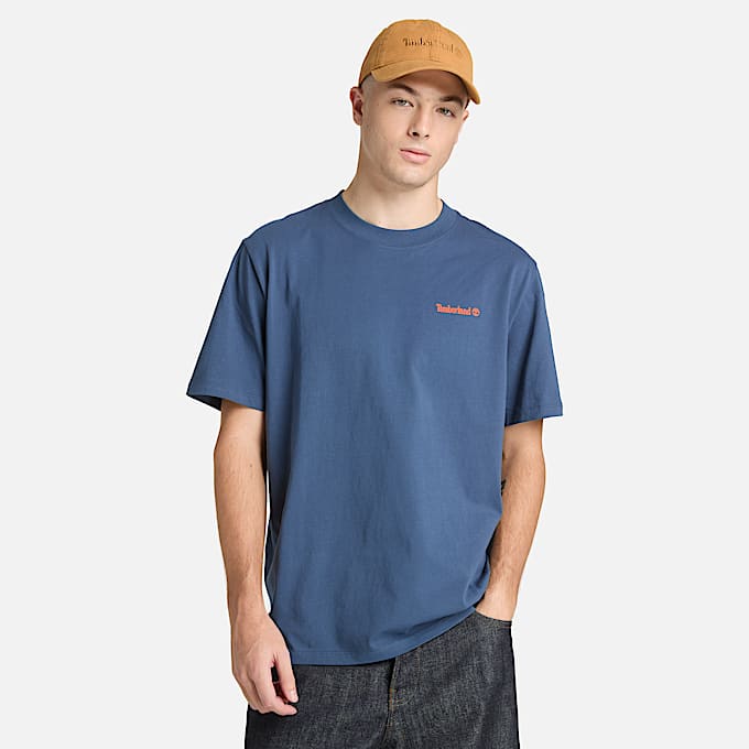 TShirt mit Magnetgrafik fr Herren in Dunkelblau TBL Blau ALT8