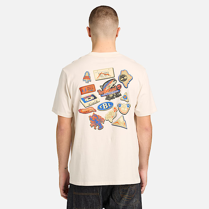 TShirt mit Magnetgrafik fr Herren in Wei TBL Wei ALT1