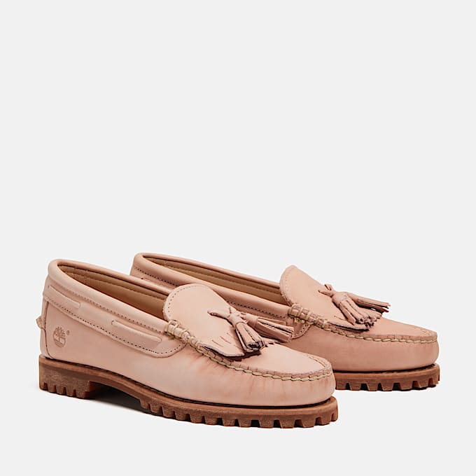 Timberland Authentic Kiltie Loafer fr Damen in Hellpink TBL Pink ALT4