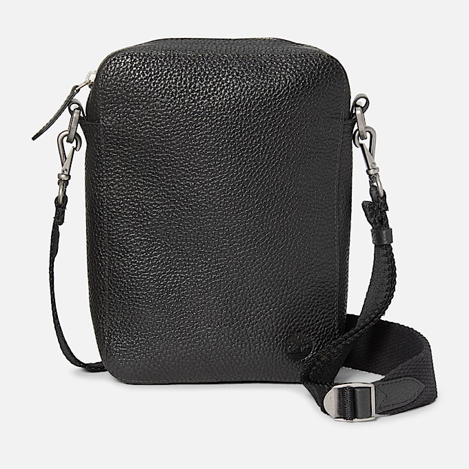 Tuckerman Umhngetasche aus Leder in Schwarz TBL Schwarz HERO