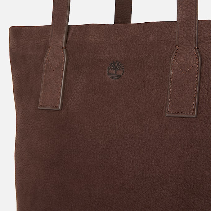 Weiche Tragetasche aus Leder fr Damen in Dunkelbraun TBL Braun ALT3