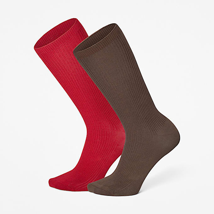 Leichte Carleton CrewSocken im 2erPack fr Damen in Rot TBL Rot HERO