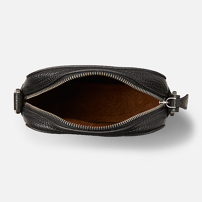 Tuckerman Umhngetasche aus Leder in Schwarz TBL Schwarz ALT1