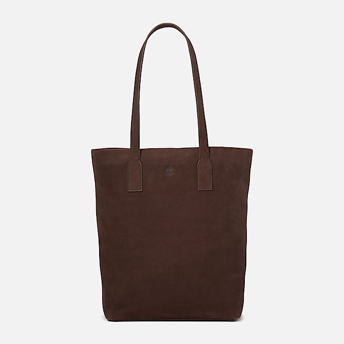 Weiche Tragetasche aus Leder fr Damen in Dunkelbraun TBL Braun HERO