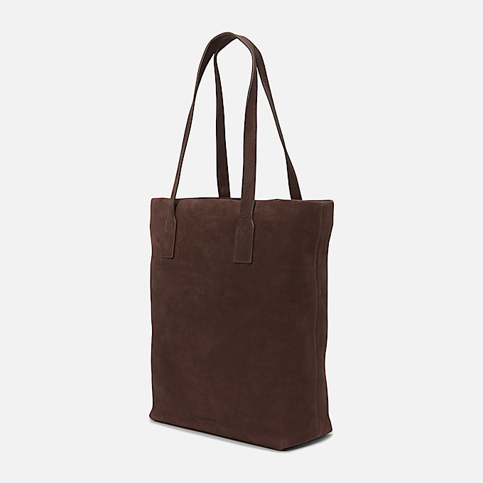 Weiche Tragetasche aus Leder fr Damen in Dunkelbraun TBL Braun ALT2