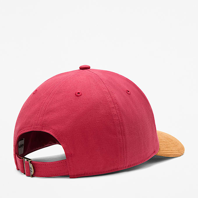 Basecap aus Canvas und Cord fr Herren in Rot TBL Rot ALT1