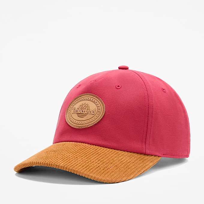 Basecap aus Canvas und Cord fr Herren in Rot TBL Rot HERO