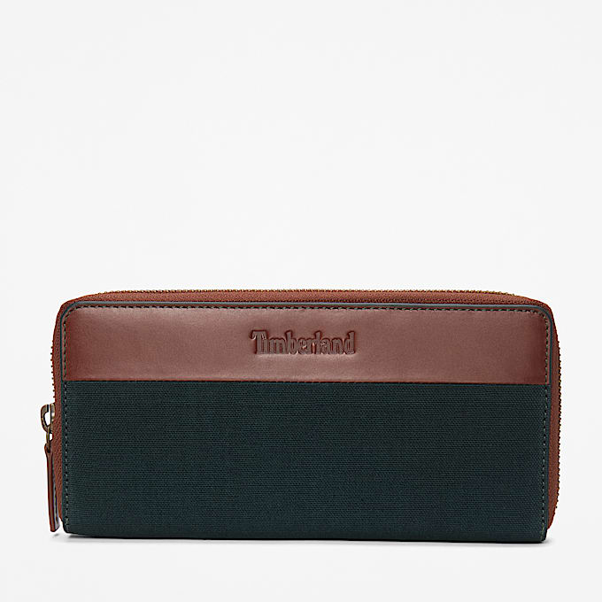Crafted Heritage Brieftasche mit Reiverschluss fr Damen in Dunkelgrn TBL Grn HERO