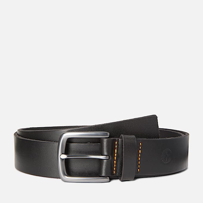 Glen Oak Ledergrtel fr Herren in Schwarz TBL Schwarz HERO