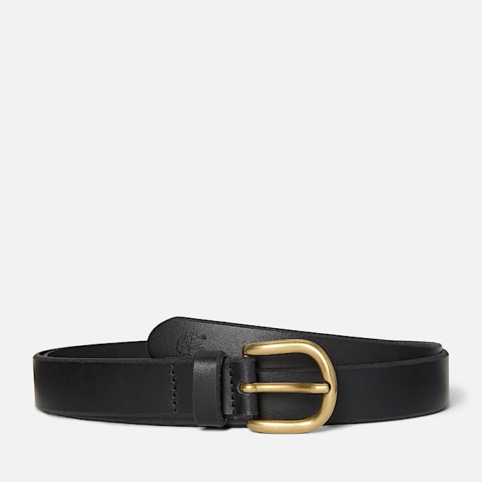 Baker Island Ledergrtel fr Damen in Schwarz TBL Schwarz HERO