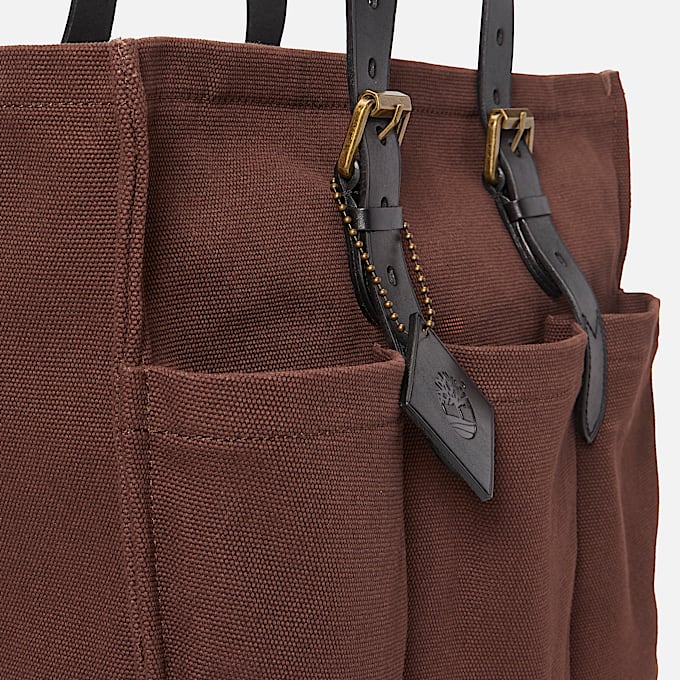 Handgefertigte Heritage Tool Tragetasche fr Damen in Dunkelbraun TBL Braun ALT3