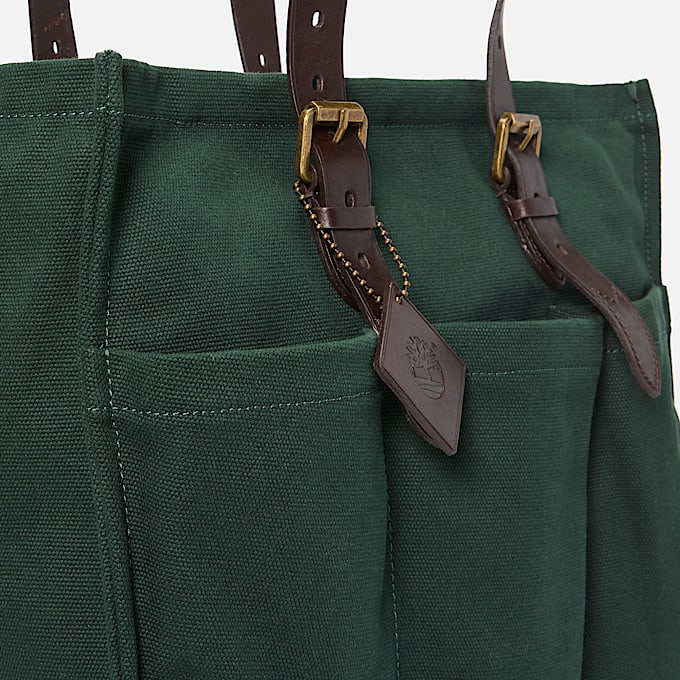 Handgefertigte Heritage Tool Tragetasche fr Damen in Dunkelgrn TBL Grn ALT3