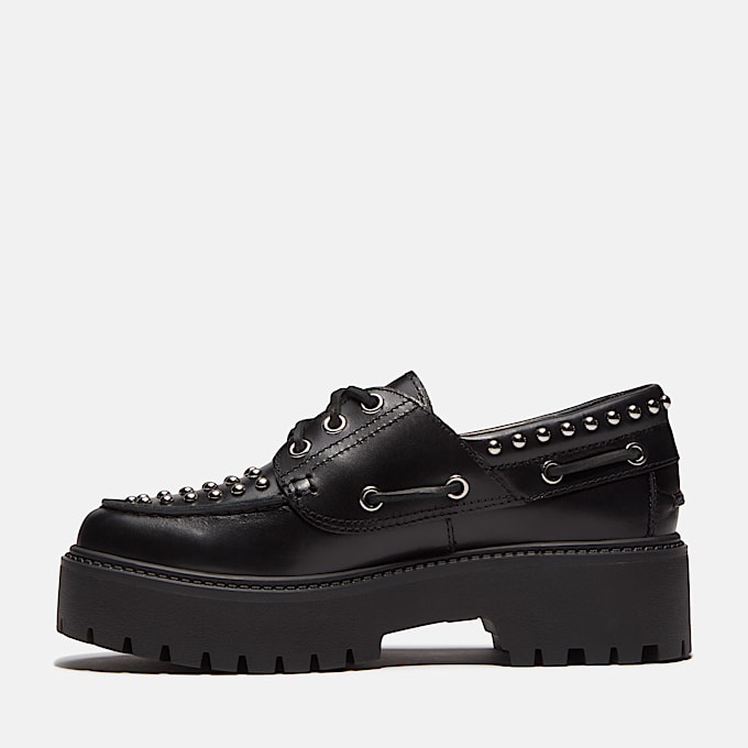 Stone Street Bootsschuh mit Plateausohle fr Damen in Schwarz TBL Schwarz ALT6