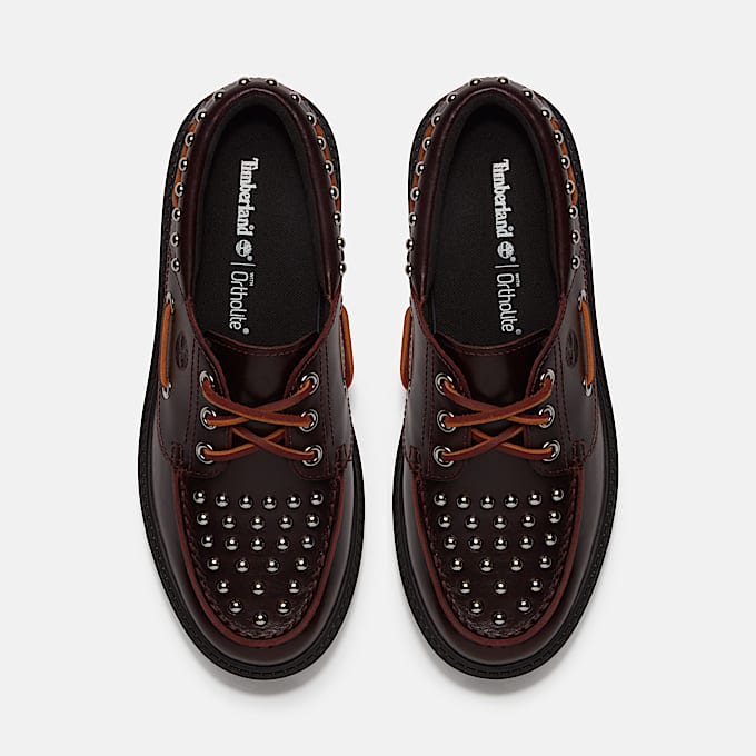 Stone Street Bootsschuh mit Plateausohle fr Damen in Burgunderrot TBL Burgunderrot ALT2