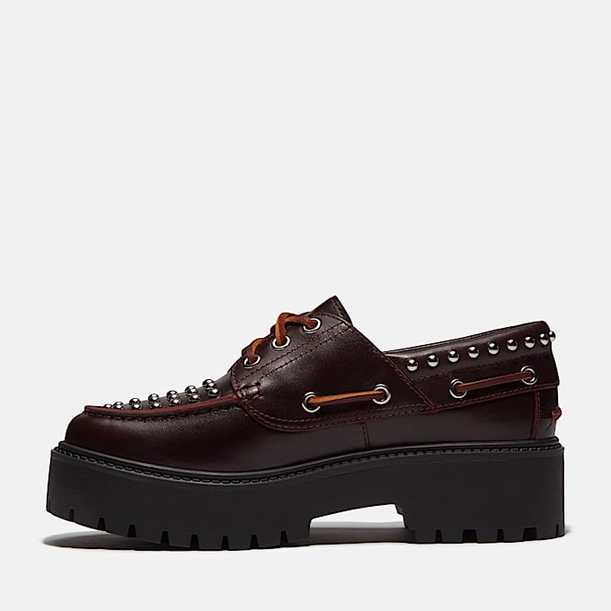 Stone Street Bootsschuh mit Plateausohle fr Damen in Burgunderrot TBL Burgunderrot ALT6