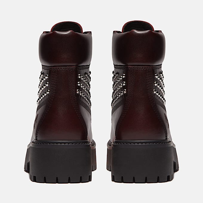 Stone Street 6Inch Boot mit Plateausohle fr Damen in Burgunderrot TBL Burgunderrot ALT5