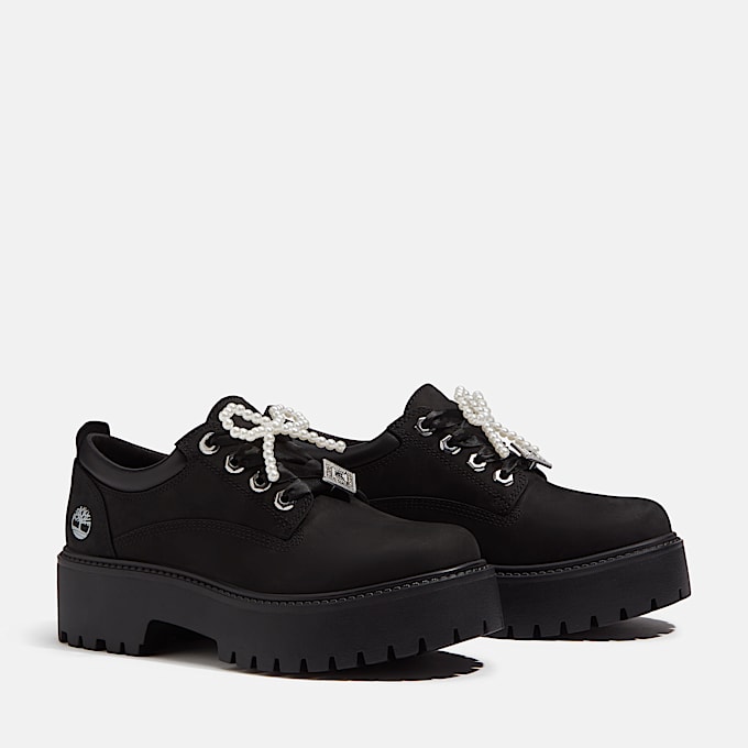 Stone Street Plateauschuhe fr Damen in Schwarz TBL Schwarz ALT4