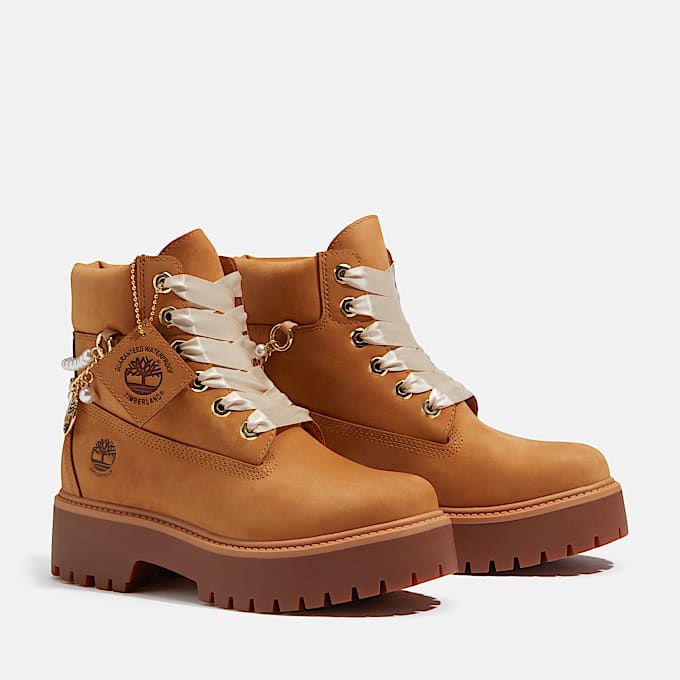 Wasserdichter Stone Street 6InchBoot fr Damen in Gelb TBL Gelb ALT4