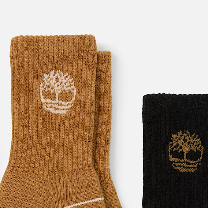 3erPack Bowden Crew Socken fr Kinder in Gelb TBL Gelb ALT2