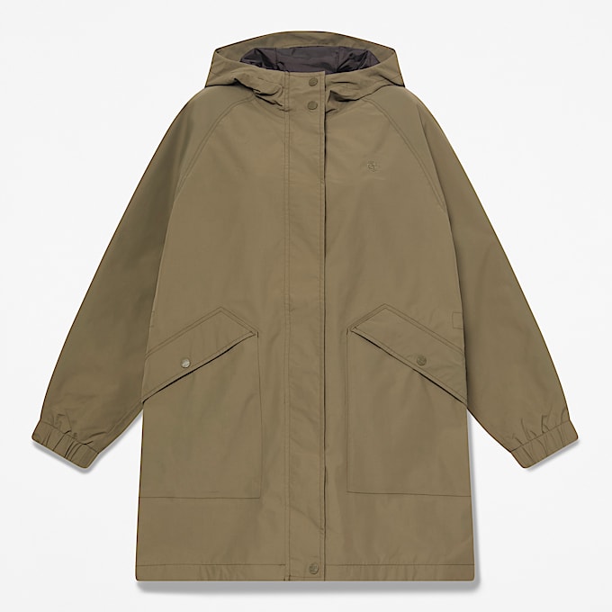 Wasserdichter Parka fr Damen in Dunkelgrn TBL Grn HERO