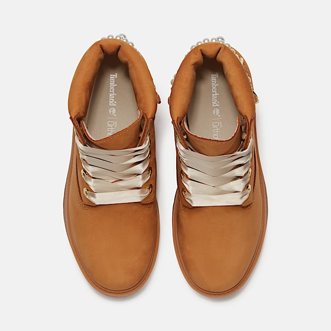 Wasserdichter Stone Street 6InchBoot fr Damen in Gelb TBL Gelb ALT2