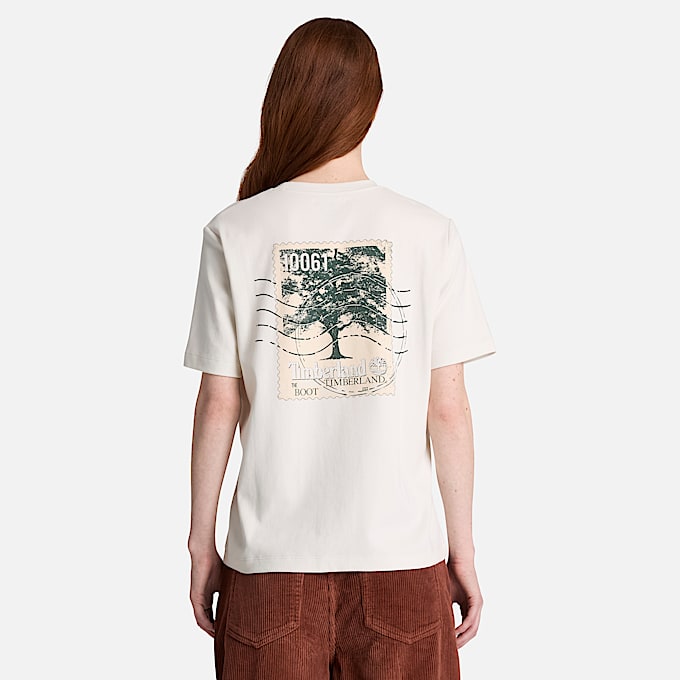 Kurzrmeliges TimberFresh TShirt mit Grafik fr Damen in Wei TBL Wei ALT1