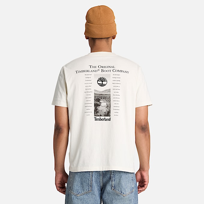 New Hampshire Heritage TShirt mit Grafik fr Herren in Wei TBL Wei ALT1