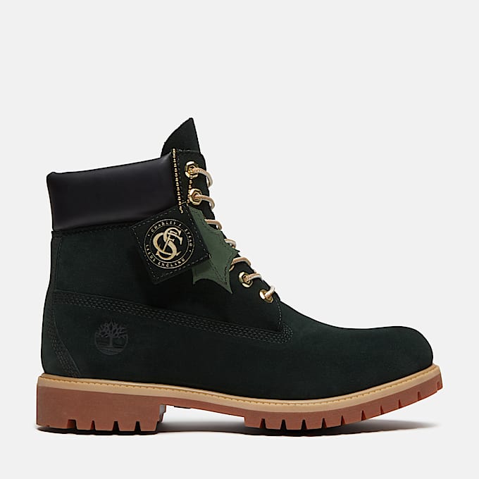 Wasserdichter Timberland Heritage 6InchBoot fr Herren in Dunkelgrn TBL Grn HERO