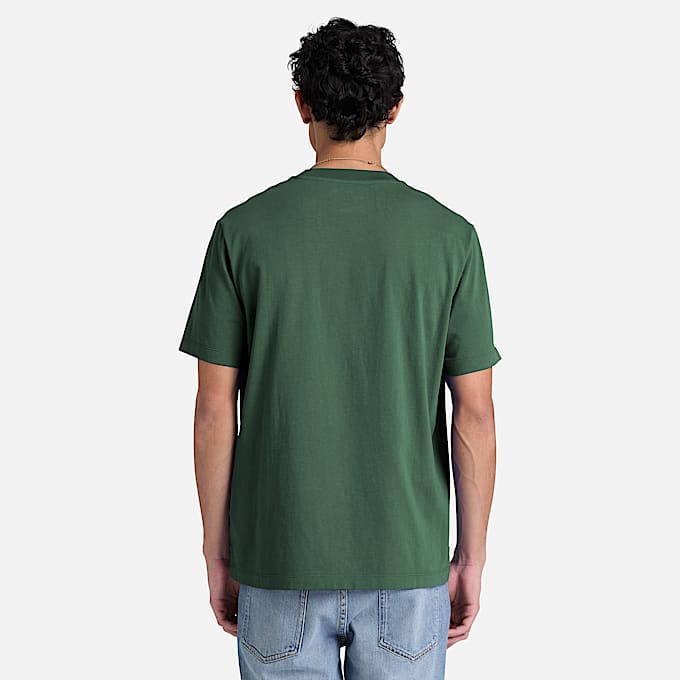 KurzarmTShirt mit Silikonaufnher fr Herren in Dunkelgrn TBL Grn ALT8