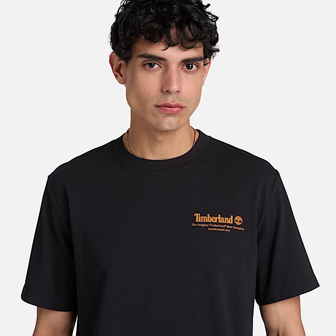 Bootmakers KurzarmTShirt mit Grafik fr Herren in Schwarz TBL Schwarz ALT3