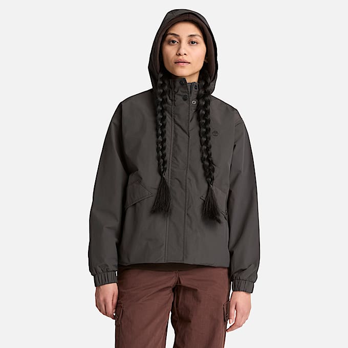 Wasserdichte ShellJacke fr Damen in Schwarz TBL Schwarz ALT1