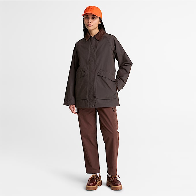 Wasserabweisende isolierte Wenham BarnJacke fr Damen in Schwarz TBL Schwarz ALT2