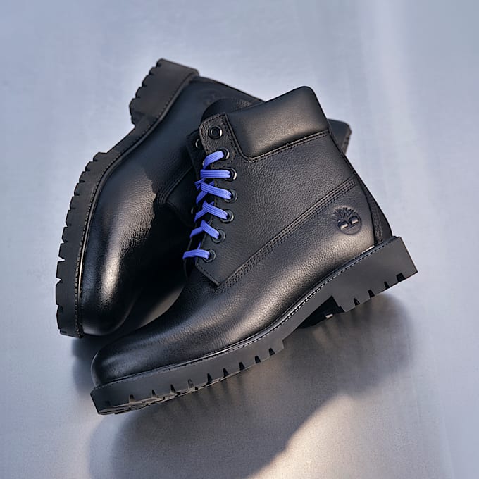 Wasserdichter Timberland Heritage 6Inch Boot fr Herren in Schwarz TBL Schwarz MKTG1