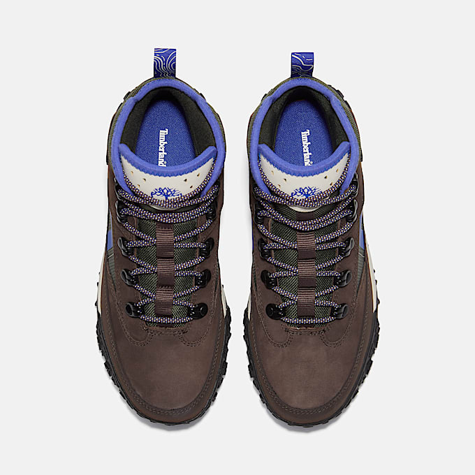 Halbhoher wasserdichter GreenStride Motion 6 Sneaker fr Kinder in DunkelbraunDunkelgrn TBL Braun ALT2