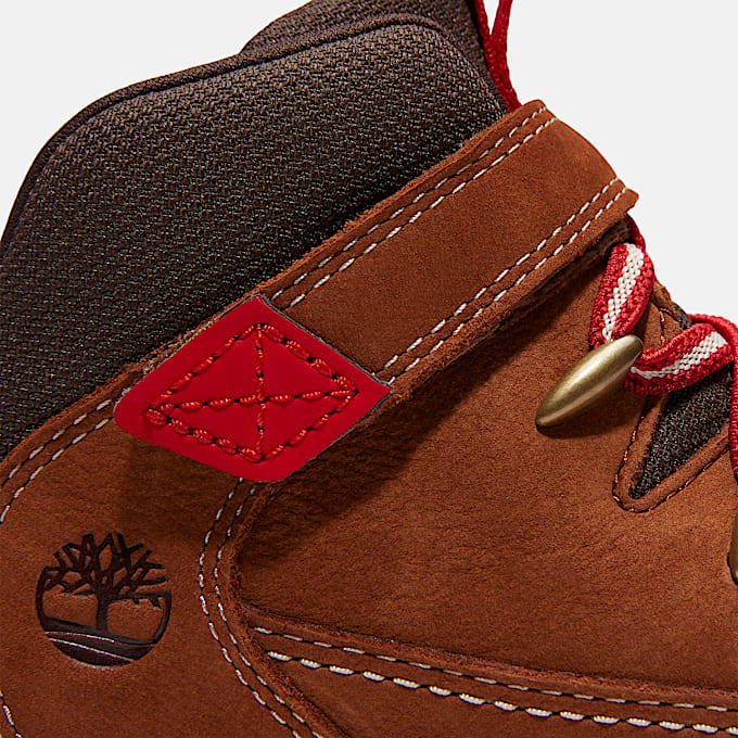 Halbhoher Lisbon Street Sneaker mit Klettverschluss fr Jugendliche in BraunDunkelbraun TBL Braun ALT7