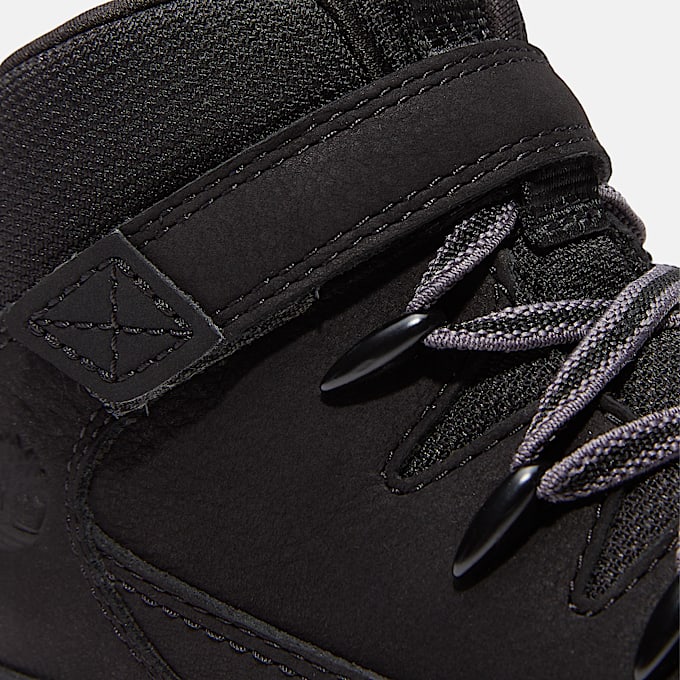 Halbhoher Lisbon Street Sneaker mit Klettverschluss fr Jugendliche in Schwarz TBL Schwarz ALT7