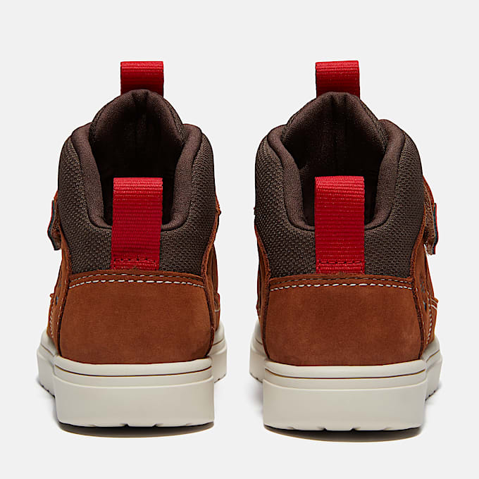 Halbhoher Lisbon Street Sneaker mit Klettverschluss fr Jugendliche in BraunDunkelbraun TBL Braun ALT5
