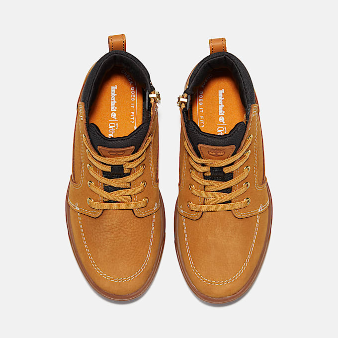 Halbhoher Lissabon Street Sneaker mit Reiverschluss fr Jugendliche in Gelb TBL Gelb ALT2