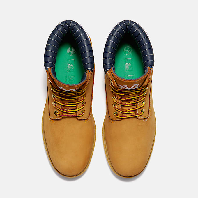 Wasserdichter Timberland x New Era Heritage 6Inch Boot fr Herren in GelbDunkelblau TBL Gelb ALT2
