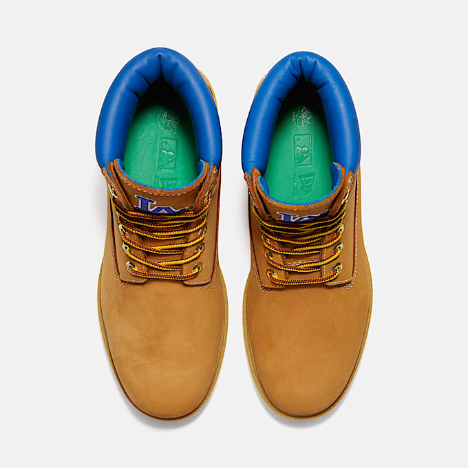 Wasserdichter Timberland x New Era Dodgers 6Inch Boot fr Herren in GelbBlau TBL Gelb ALT2