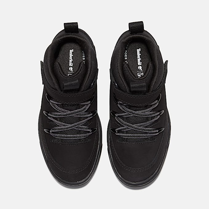 Halbhoher Lisbon Street Sneaker mit Klettverschluss fr Jugendliche in Schwarz TBL Schwarz ALT2