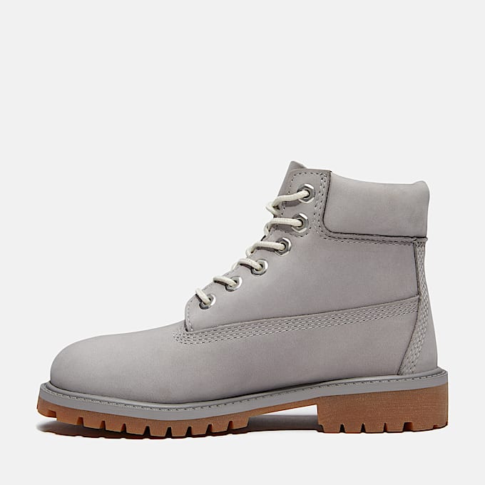 Wasserdichter Timberland Premium 6InchBoot fr Jugendliche in Grau TBL Grau ALT6