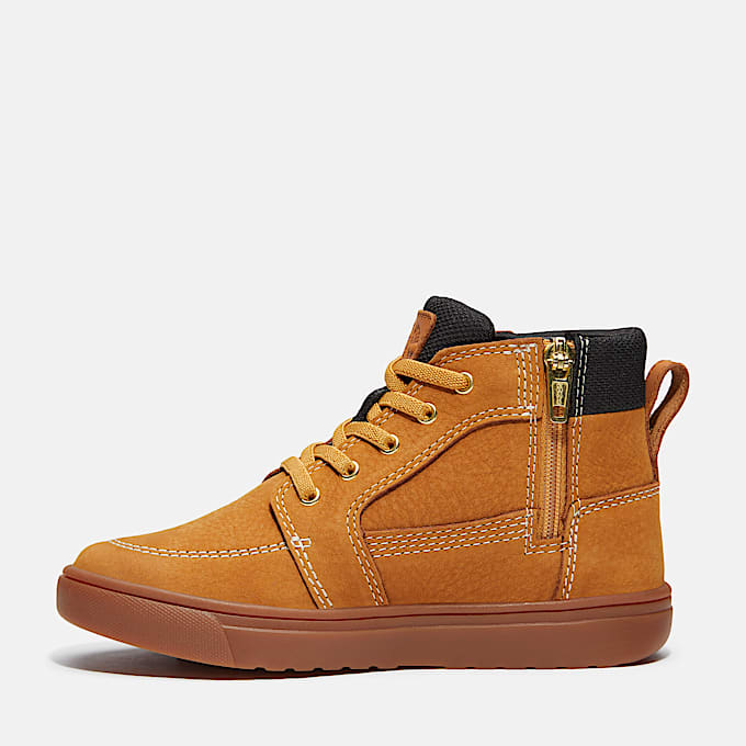 Halbhoher Lissabon Street Sneaker mit Reiverschluss fr Jugendliche in Gelb TBL Gelb ALT6