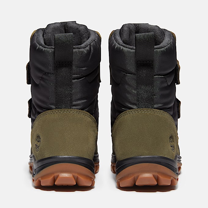 Chillberg Snow Boot mit Klettverschluss fr Jugendliche in Dunkelgrn TBL Grn ALT5