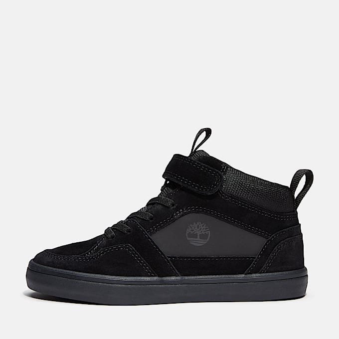 Halbhoher Stone Jump Sneaker mit Klettverschluss fr Jugendliche in Schwarz TBL Schwarz ALT8