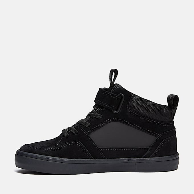 Halbhoher Stone Jump Sneaker mit Klettverschluss fr Jugendliche in Schwarz TBL Schwarz ALT6