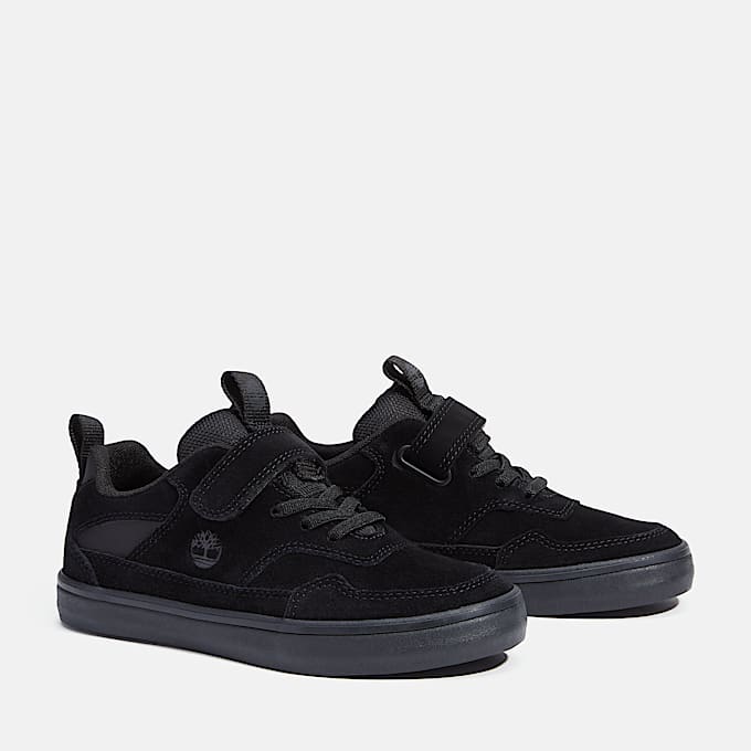 Stone Jump Sneaker mit Klettverschluss fr Jugendliche in Schwarz TBL Schwarz ALT4