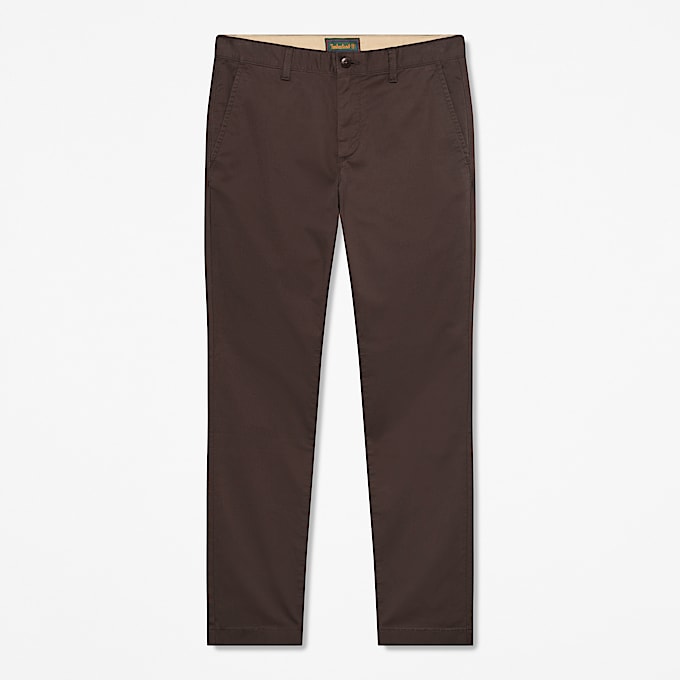 Claremont Chinohose aus Twill mit schmalem Bein fr Herren in Dunkelbraun TBL Braun HERO